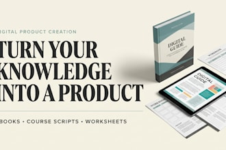 create ebooks, online course scripts, and coaching materials for creators