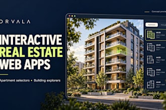 build an interactive real estate web app and apartment selector