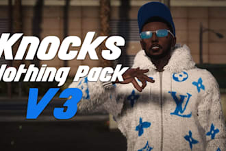 create realistic custom fivem peds, clothes, tattoos, chains, masks