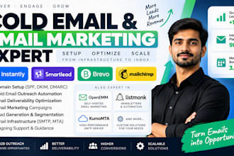 setup instantly, smartlead and cold email outreach systems