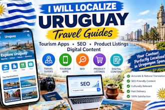 localize uruguay travel guides tourism apps SEO product listings digital content