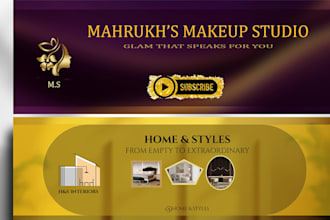 design youtube branding, facebook covers and social media posts