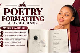 do poetry book formatting poem formatting manuscript formatting novel formatting