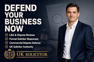 review and respond to your UK legal demand or dispute letter