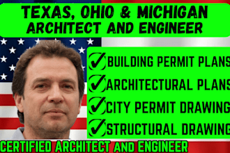 be tx oh mi architect for permit drawings and engineer for building permit plans