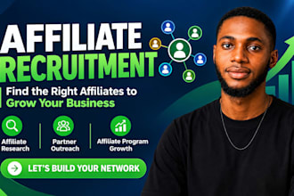 find and recruit targeted affiliates for your affiliate program