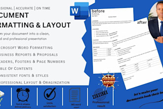 format word documents, reports, and business documents