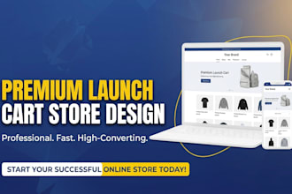 design your launch cart store with winning products