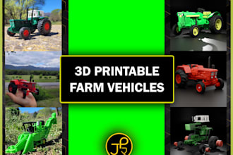 farm vehicles models for 3d printing