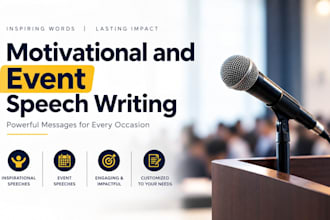 craft motivational speeches, motivational speech for conferences and event