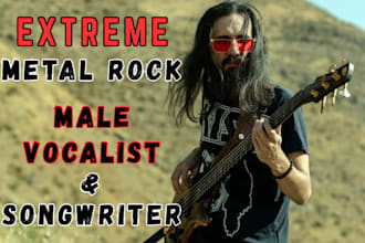 male vocals metal rock singer gritty rock vocal extreme metal singer grunge rock