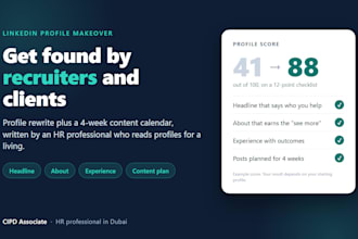 optimize your linkedin profile and create a content calendar