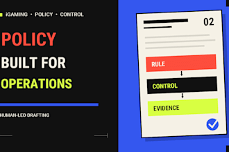 draft or review your igaming legal policy