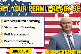 be your illinois architect, massachusetts structural engineer for permit drawing
