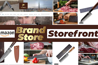 develop amazon brand store or storefront design