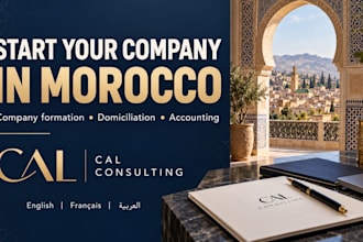 handle company formation and business registration in morocco