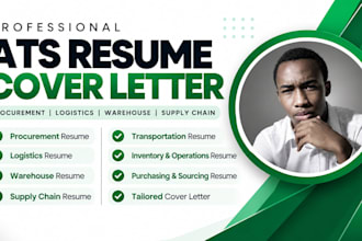 write an ats resume for procurement, logistics and supply chain jobs