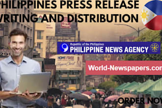 do philippines press release writing and distribution