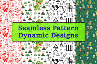 design seamless vector patterns