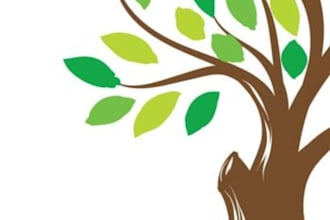 design modern tree logo