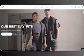 design clothing shopify store fashion shopify website clothing shopify website