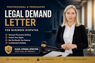 draft a powerful legal demand letter for business disputes