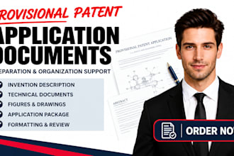 help prepare provisional patent application documents