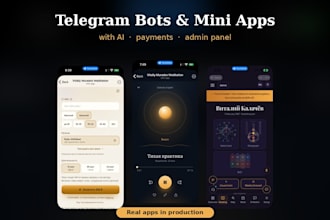 build a telegram bot or mini app with ai and payments