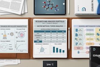 create graphical abstracts, mcdm analysis, and research diagrams