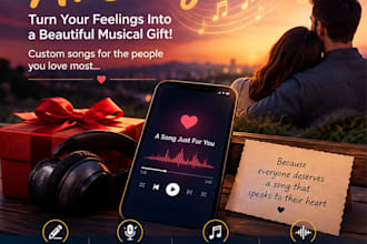 create a personalized song as a gift for your loved one