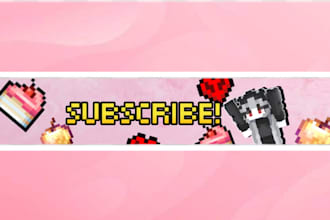 design a custom gaming youtube banner