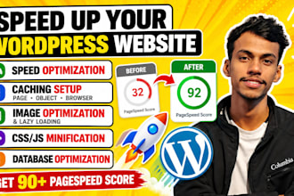 do wordpress speed optimization for 90 pagespeed score