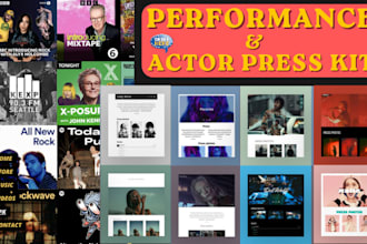 epk band artist media kit pitch deck performance sheet dj press kit musician