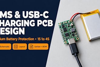 design bms battery charging usb c pd lithium protection pcb