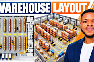 design warehouse racking layout with forklift  storege zones