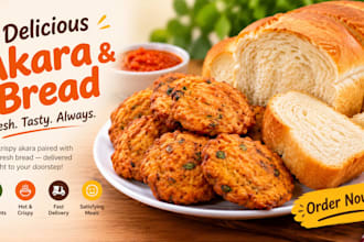 deliver fried akara and bread to you