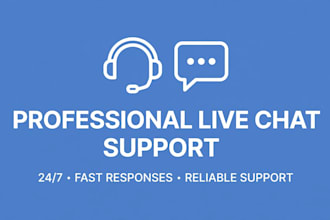 do chat support and reply messages