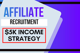 get more affiliate signup with affiliate recruitment and affiliate promotion