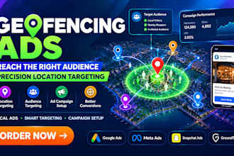 set up geofencing ads and location targeting campaigns