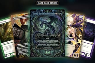 do card game art card game design trading card game tcg board game frame