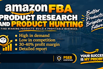 do amazon fba product research and product huntig
