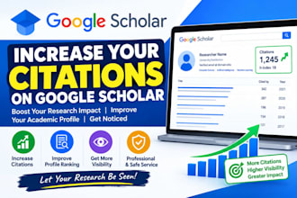 increas your citation on your google scholar profile link