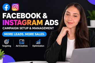 run facebook ads and instagram ads campaign, fb ig marketing for leads and sales