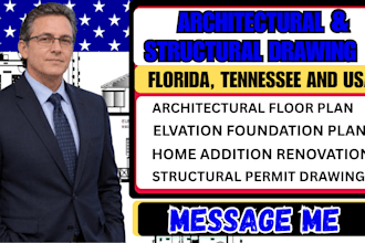 prepare architectural and structural drawing in florida and tennessee
