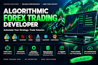 develop, install, fix code automated tradingbot and tradecopier