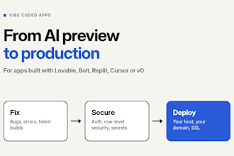 fix, secure and deploy your lovable, bolt or cursor app for production