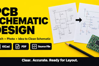 draw pcb printed circuit board schematic circuit diagram