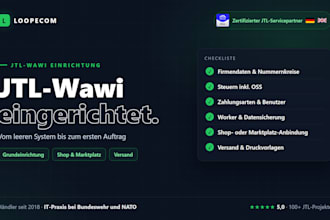 set up jtl wawi for your shop, amazon and ebay as a certified jtl partner