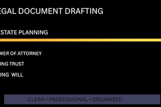 draft  power of attorney legally binding and trust living will