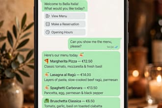 build a whatsapp chatbot to automate your business messages